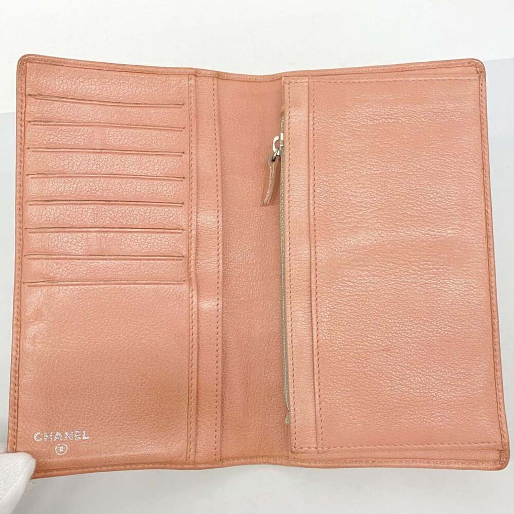 CHANEL Pink Leather Wallet - Picture 3 of 11